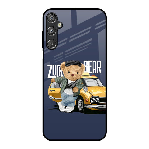 Adventurous Bear Samsung Galaxy F15 5G Glass Back Cover Online