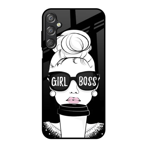 Girl Boss Samsung Galaxy F15 5G Glass Back Cover Online