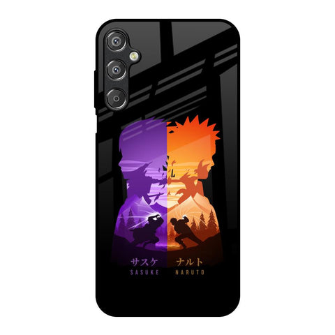 Minimalist Anime Samsung Galaxy F15 5G Glass Back Cover Online