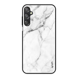 Modern White Marble Samsung Galaxy F15 5G Glass Back Cover Online