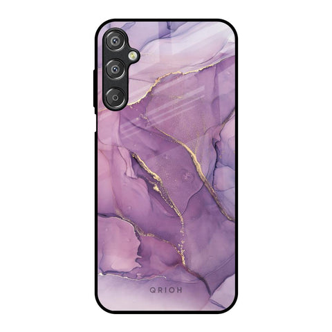 Purple Gold Marble Samsung Galaxy F15 5G Glass Back Cover Online