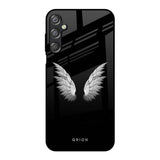 White Angel Wings Samsung Galaxy F15 5G Glass Back Cover Online