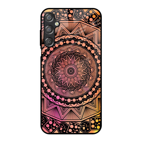 Floral Mandala Samsung Galaxy F15 5G Glass Back Cover Online