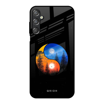 Yin Yang Balance Samsung Galaxy F15 5G Glass Back Cover Online