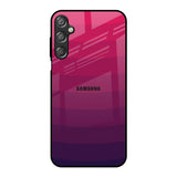 Wavy Pink Pattern Samsung Galaxy F15 5G Glass Back Cover Online