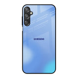 Vibrant Blue Texture Samsung Galaxy F15 5G Glass Back Cover Online