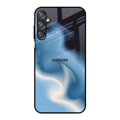 Blue Waves Samsung Galaxy F15 5G Glass Back Cover Online