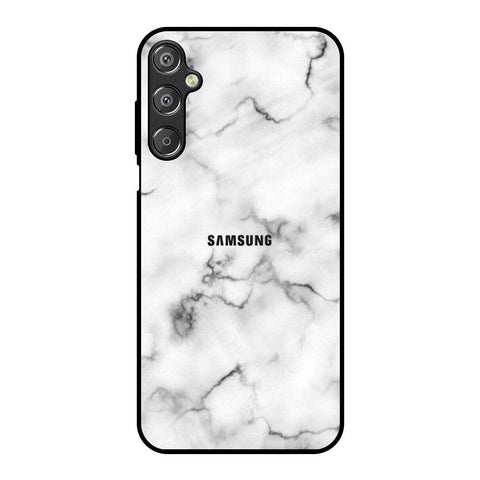 Satin White Marble Samsung Galaxy F15 5G Glass Back Cover Online