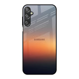 Aesthetic Orange Samsung Galaxy F15 5G Glass Back Cover Online