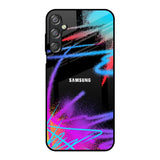 Brushy Color Samsung Galaxy F15 5G Glass Back Cover Online