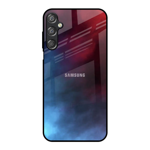 Smokey Watercolor Samsung Galaxy F15 5G Glass Back Cover Online