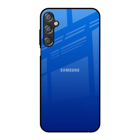 Egyptian Blue Samsung Galaxy F15 5G Glass Back Cover Online