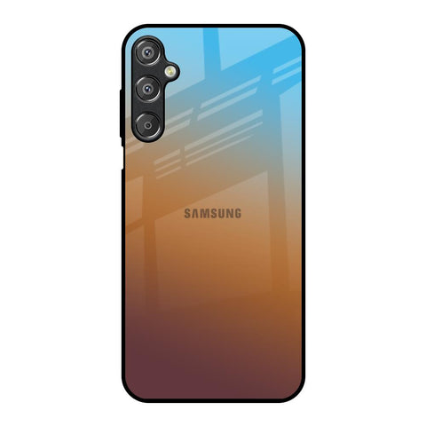 Rich Brown Samsung Galaxy F15 5G Glass Back Cover Online