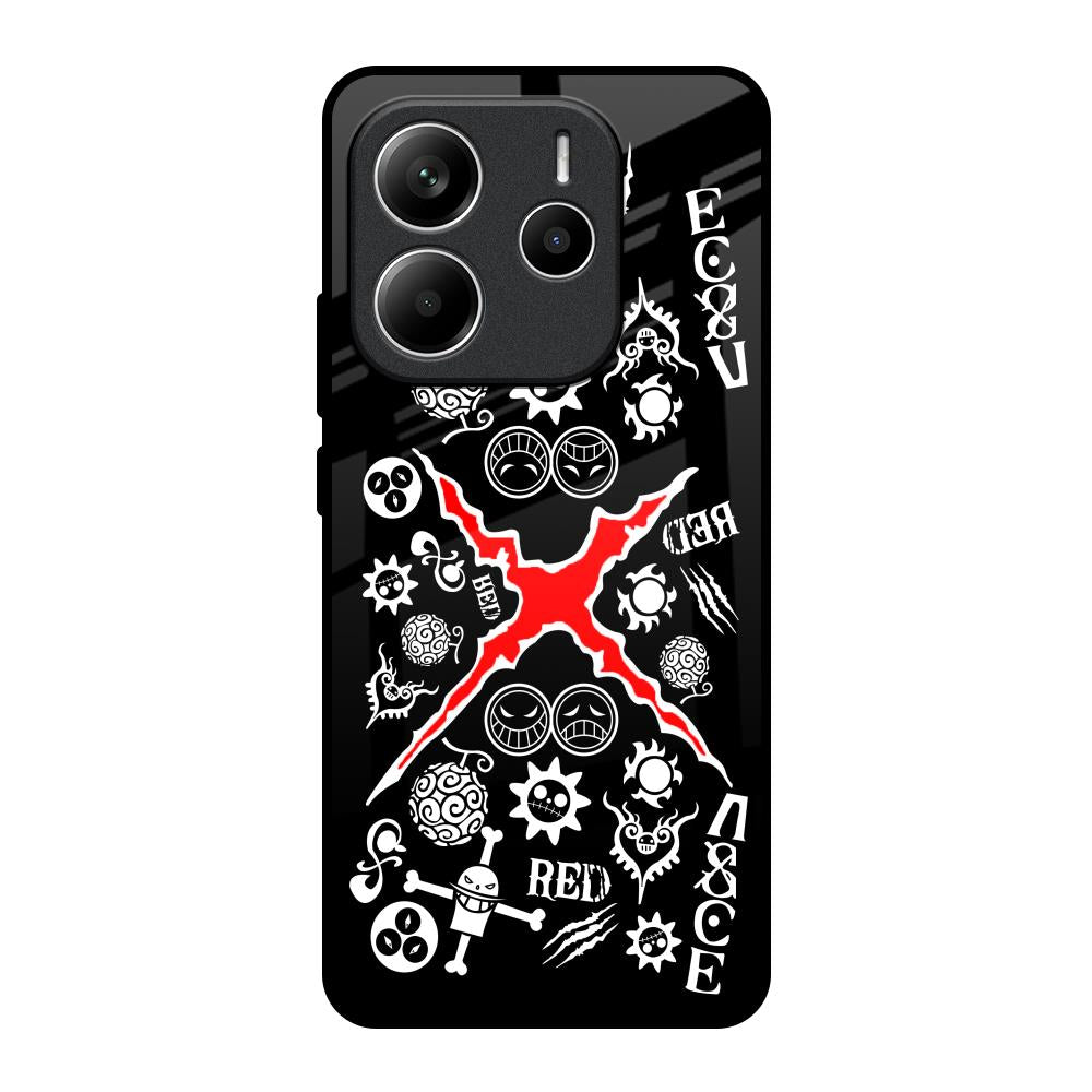 Red Zone Redmi Note 14 5G Glass Back Cover Online