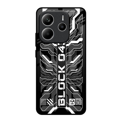 Monochrome Magic Redmi Note 14 5G Glass Back Cover Online