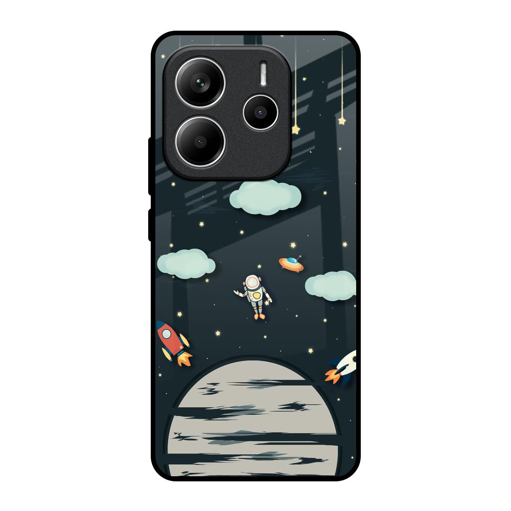 Astronaut Dream Redmi Note 14 5G Glass Back Cover Online