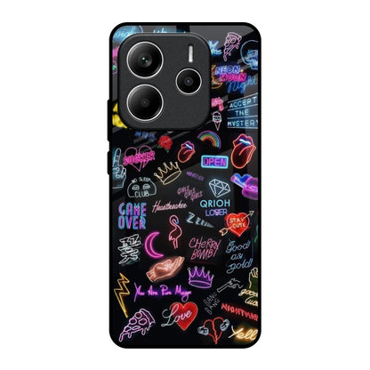 Accept The Mystery Redmi Note 14 5G Glass Back Cover Online