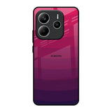 Wavy Pink Pattern Redmi Note 14 5G Glass Back Cover Online