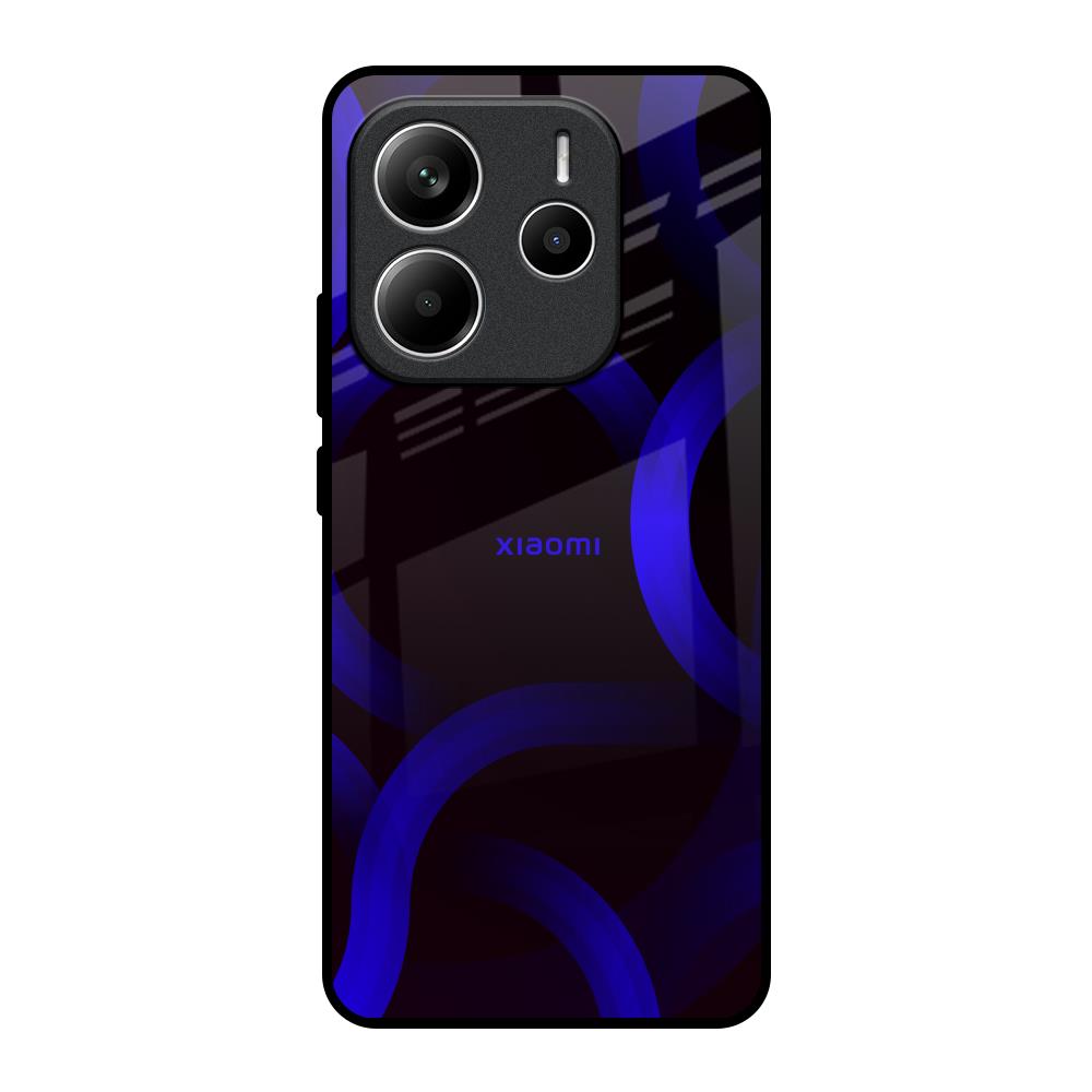 Blue Ring Light Redmi Note 14 5G Glass Back Cover Online