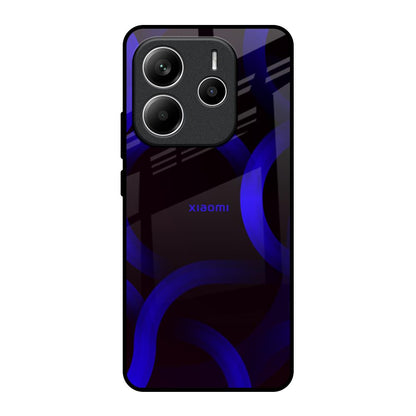 Blue Ring Light Redmi Note 14 5G Glass Back Cover Online