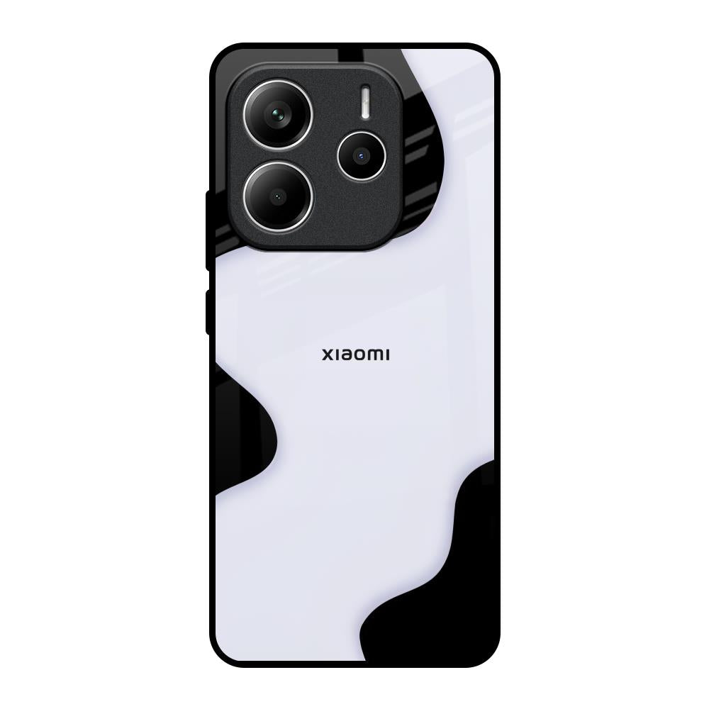 Wheat Cream Wavy Redmi Note 14 5G Glass Back Cover Online