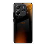 Orange Black Fusion Redmi Note 14 5G Glass Back Cover Online