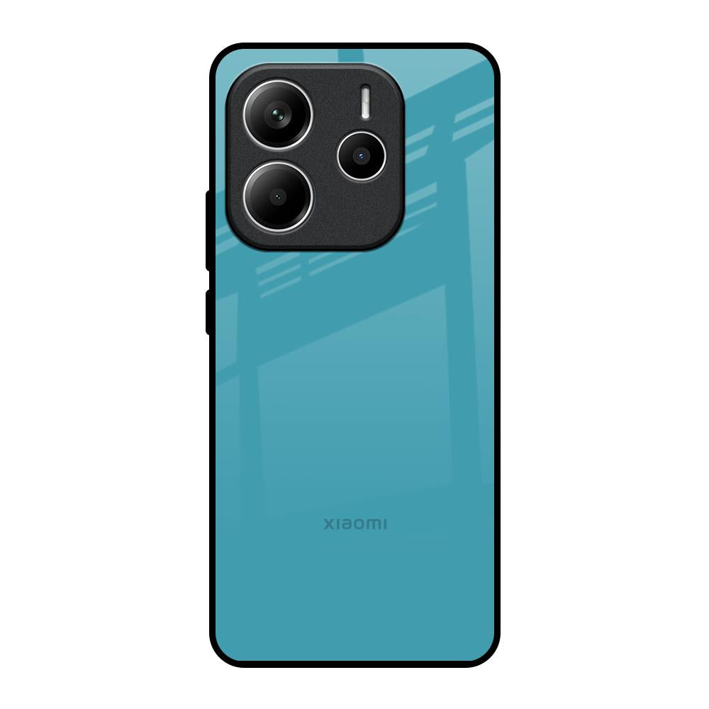 Oceanic Turquiose Redmi Note 14 5G Glass Back Cover Online