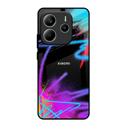 Brushy Color Redmi Note 14 5G Glass Back Cover Online