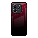 Wine Red Redmi Note 14 5G Glass Back Cover Online