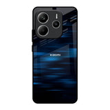 Blue Rough Abstract Redmi Note 14 5G Glass Back Cover Online