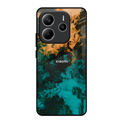 Watercolor Wave Redmi Note 14 5G Glass Back Cover Online
