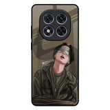 Blind Fold Redmi Note 14 Pro 5G Glass Back Cover Online