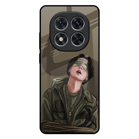 Blind Fold Redmi Note 14 Pro 5G Glass Back Cover Online