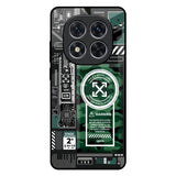 Green Camo Circuit Redmi Note 14 Pro 5G Glass Back Cover Online