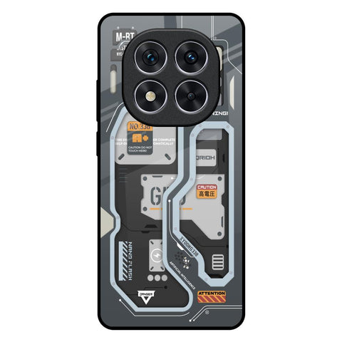 Retro Futuristic Redmi Note 14 Pro 5G Glass Back Cover Online