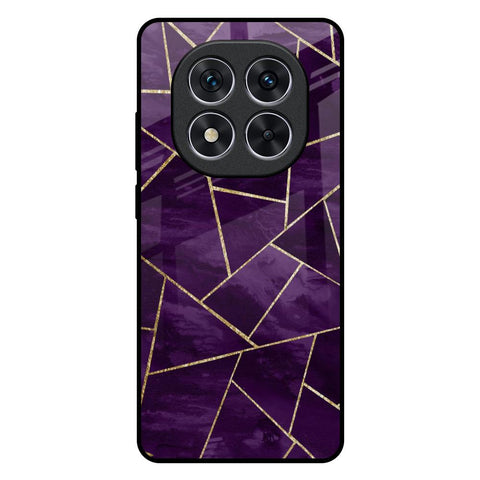 Geometric Purple Redmi Note 14 Pro 5G Glass Back Cover Online