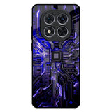 Techno Color Pattern Redmi Note 14 Pro 5G Glass Back Cover Online