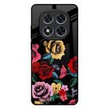Floral Decorative Redmi Note 14 Pro 5G Glass Back Cover Online
