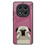 Funny Pug Face Redmi Note 14 Pro 5G Glass Back Cover Online