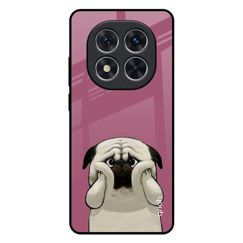 Funny Pug Face Redmi Note 14 Pro 5G Glass Back Cover Online