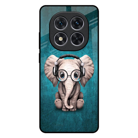 Adorable Baby Elephant Redmi Note 14 Pro 5G Glass Back Cover Online