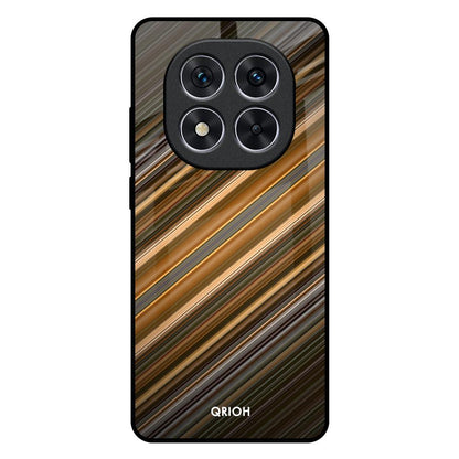 Diagonal Slash Pattern Redmi Note 14 Pro 5G Glass Back Cover Online