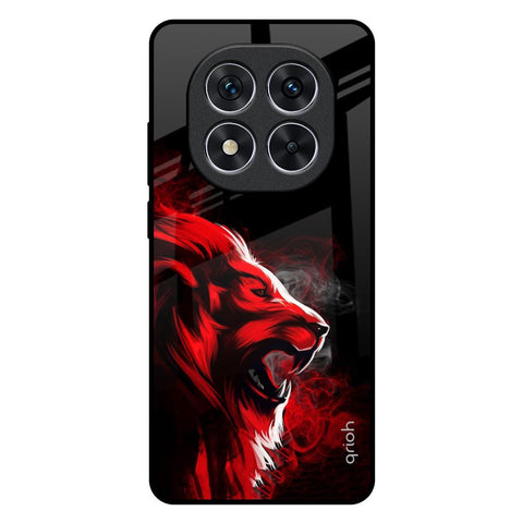 Red Angry Lion Redmi Note 14 Pro 5G Glass Back Cover Online