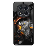 Aggressive Lion Redmi Note 14 Pro 5G Glass Back Cover Online