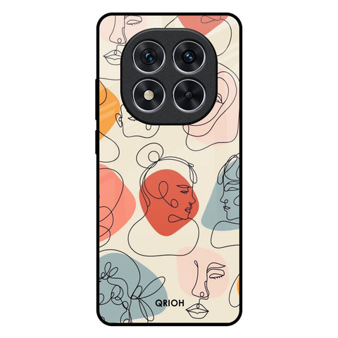 Abstract Faces Redmi Note 14 Pro 5G Glass Back Cover Online