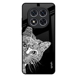Kitten Mandala Redmi Note 14 Pro 5G Glass Back Cover Online
