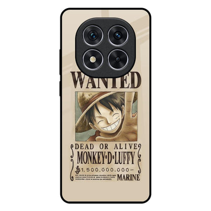 Luffy Wanted Redmi Note 14 Pro 5G Glass Back Cover Online