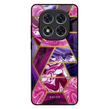 Electroplated Geometric Marble Redmi Note 14 Pro 5G Glass Back Cover Online