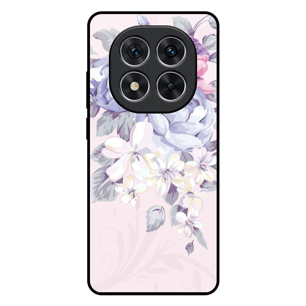 Elegant Floral Redmi Note 14 Pro 5G Glass Back Cover Online