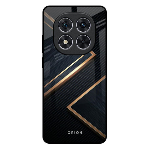 Sleek Golden & Navy Redmi Note 14 Pro 5G Glass Back Cover Online